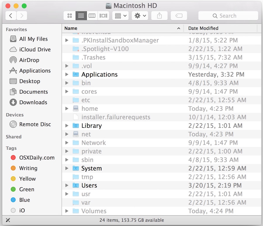 Download show all files mac os x 10.10
